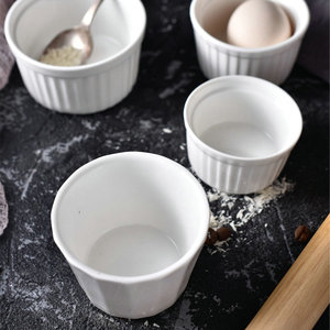 Bol à desserts en céramique pour pouding, ramekin, personnalisé, bon marché, Restaurant, collection - Product Image 4