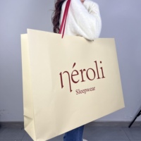 Grand sac fourre-tout personnalisé, sac en papier photo rouge tendance, planification publicitaire d'entreprise, sacs de shopping géants
