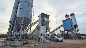 Planta dosificadora de hormigón Planta mezcladora de hormigón HZS25/35/50/60/90/120/180 M3 25-270/hora Planta dosificadora de hormigón completamente automática - Product Image 5
