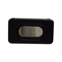 Nuevo Altavoz Inalámbrico Portátil V1 Mini 2026, Altavoz de Bajos Metálico con Luces LED Intermitentes para Exteriores, Logotipo Personalizado