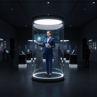 Holograma Virtual de Bienvenida con IA |   Guía Interactiva Todo en Uno para Educación y Exposiciones