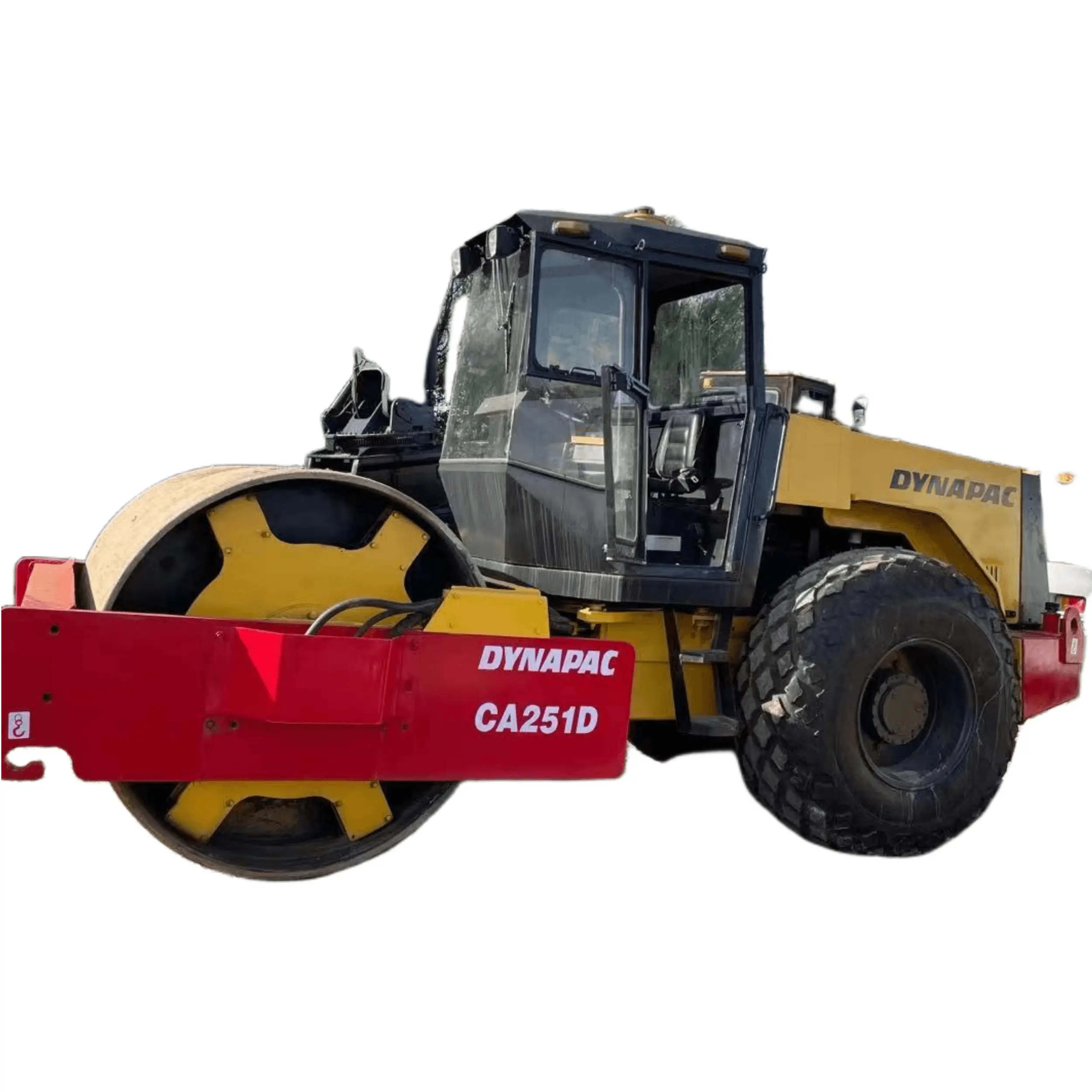 Small Road Roller Compactor Dynapac CA251 CA251D CA25 Used Roller Press Construction Machine