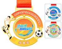 Médaille de football personnalisée, récompense sportive pour les tournois de football, compétition d'équipe