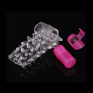 Zachte Siliconen Penis Mouw Vibrator Mannelijke Delay Ejaculatie Puntige Dildo Haan <span class=keywords><strong>Ring</strong></span> Penis G-Spot Stimulatie Vibrerende Ringen - Product Image 6