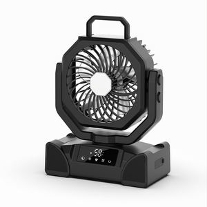 مروحة تخييم محمولة مع مروحة خارجية مقاومة للماء بزاوية واسعة 3 في 1 LED - Product Image 6