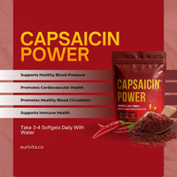 Compléments de Capsaïcine Poivre de Cayenne Antioxydant Soutien Immunitaire Formule 12-en-1 Capsules Molles Soutien Métabolique Thermogénique