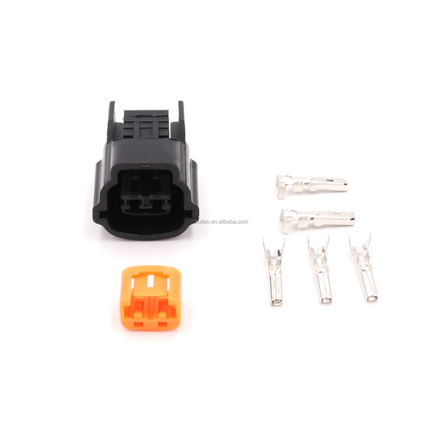 2 Pins Black Female Waterproof Electrical Injector Auto Housing Car Connector  6098-0137
