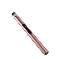 Briquet Électrique USB Rechargeable Haut de Gamme en Alliage d'Aluminium 2026 avec Câble pour Fêtes – Nouveauté Populaire