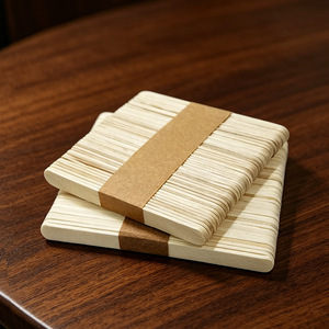 Wooden Popsicle Stick Craft Materials 93x10x2 And 114x10x2 For DIY Projects Handmade Supplies - Product Image 1