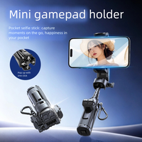 Format de poche |   Poignée DSLR+360 °   Rotation + Griffe porte-accessoire + Zoom à distance |   Type-C One-Key Pop-Up |   Mini bâton à selfie |   pour le direct, la photographie et les vlogs