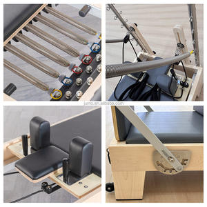 เครื่องออกกำลังกายไม้เมเปิ้ลพิลาทีสเครื่องออกกำลังกายทนทานใช้ในยิมเครื่องสร้างพิลาทิสพร้อมราวครึ่ง - Product Image 3