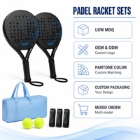 Raquette de padel uniquement, construction solide en ABS, 360g, face perforée avec sangle de poignet pour l'entraînement