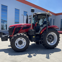Tracteurs compacts 4x4 diesel de Chine 160 CV 180 CV avec moteur diesel 100 CV, idéaux pour les travaux agricoles et de jardinage à bas prix