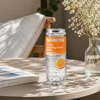 Boisson gazeuse rafraîchissante, eau pétillante aromatisée aux fruits, formule naturelle personnalisée, marque privée, boisson sans alcool, échantillon gratuit