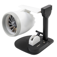 Penjualan langsung dari pabrik desain baru Desktop USB kipas turbo kreatif dengan lampu Led