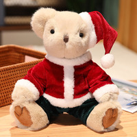 Ours en peluche blanc de haute qualité, décorations de Noël, nouveaux cadeaux OEM, rembourrés de coton PP, en peluche et polyester