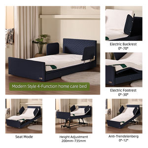 Cama de Enfermería Eléctrica Moderna Tecforcare para el Cuidado de <span class=keywords><strong>Ancianos</strong></span> <span class=keywords><strong>en</strong></span> el Hogar - Cama Médica de Madera para el Hogar, Elegante Cama de Hospital para Uso Doméstico - Product Image 3