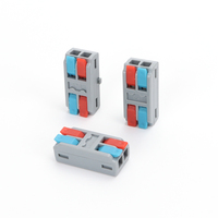 BOERDA Quick Connect LT-2 Bornier de raccordement compact à conducteur en cuivre 32 A 250 Vca 24-14 AWG IP67 Boîtier PC à déconnexion rapide
