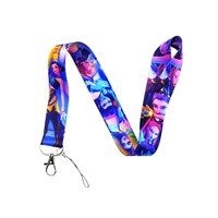 Lanière Kpop Witch Hunt Cartoon en sangle imprimée par sublimation, cordon de téléphone, porte-badge d'identification, sangle pour carte de bus, délai de livraison d'échantillon de 7 jours