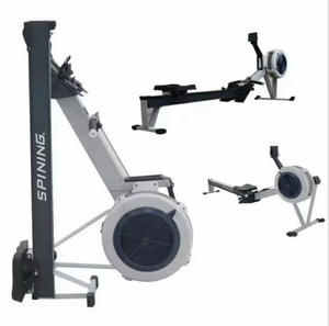 lightweight air rower <b>machine</b> <b>foldable</b> design clear workout screen home cardio trainer - Product Image 1