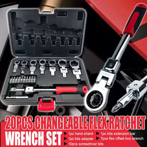 Chrome Finish Interchangeable Torque <strong>Wrench</strong> Spanner <strong>Ratchet</strong> Multiplier <strong>Wrench</strong> for DIY Customized OEM Support - Product Image 5