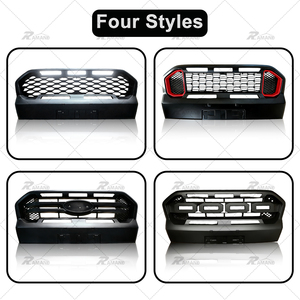 Grille avant de style <span class=keywords><strong>Ranger</strong></span> <span class=keywords><strong>Wildtrak</strong></span> Raptor de haute qualité, compatible avec <span class=keywords><strong>Ranger</strong></span> T7 <span class=keywords><strong>T8</strong></span> 2015-2021, matériau ABS - Product Image 2