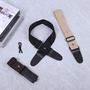 Correa de Guitarra Ajustable Cruzada, Diseño Personalizado, Patrón Elegante, Correa de Algodón para Bajo, para Guitarra Eléctrica, Acústica, Ukelele y Bajo - Product Image 3