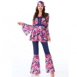 Disfraces <span class=keywords><strong>de</strong></span> Halloween para adultos más populares Traje <span class=keywords><strong>de</strong></span> <span class=keywords><strong>pareja</strong></span> <span class=keywords><strong>de</strong></span> Halloween <span class=keywords><strong>de</strong></span> los años 70 Disfraces <span class=keywords><strong>de</strong></span> discoteca <span class=keywords><strong>hippie</strong></span> Retro - Product Image 2