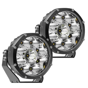 ATV UTV 4X4 Off Road Led araba farı Spot 5 inç yuvarlak Led Offroad işıklar