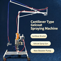 Machine de pulvérisation de résine de fibre de verre FRP 3-5 kg/min avec système de découpe cantilever pour pièces automobiles – Équipement de pulvérisation FRP