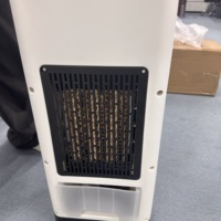 Mini climatiseur pour refroidissement personnel, système portable 2 en 1, refroidissement, chauffage, humidificateur, 3 modes de vitesse, chauffage électrique