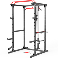 Jaula de Potencia de Alta Capacidad para Gimnasio, Equipo de Entrenamiento de Fuerza, Soporte para Sentadillas para Uso en Centros de Fitness y Gimnasios