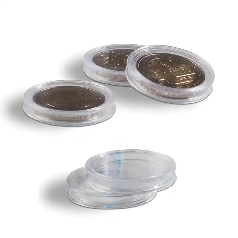 Custom Size Super Clear Coin Display Opslag Hoge Kwaliteit Acryl Coin Capsule Voor Meest Zilveren Munten