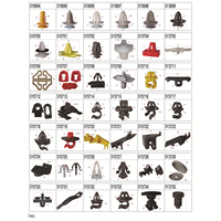 Clips automobiles universels en plastique, attaches universelles mixtes, attaches universelles