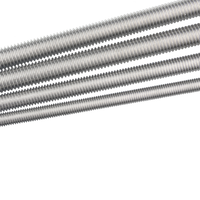 Usine pouces 1/4 "5/16" 3/8 "SUS304 316 AISI304 316 ANSI304 316 ASME B8M tige filetée barre filetée complète avec écrou DIN975