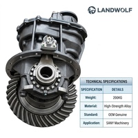 Центральный приводной узел среднего моста Landwolf 131401020458A004 2502010KP052C для запчастей спецтехники SANI