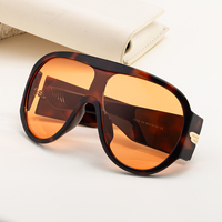 Lunettes de soleil surdimensionnées Partagas pour femmes, avec logo personnalisé, protection UV400, style mode, vente en gros