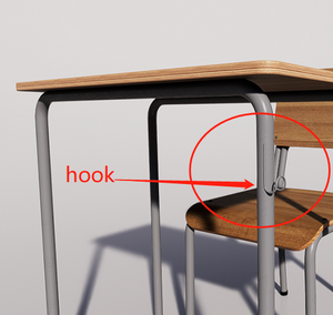 ZOIFUN Muebles Escolares Personalizados para Proyectos en Irak, Conjunto Moderno de Mesa y Silla Escolar de Madera - Product Image 6