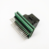 Asiento de quema de QFN32-0.5 Flip a DIP32 resistente a altas temperaturas Ic asiento de envejecimiento 5*5mm Pin chapado en oro QFN32 prueba