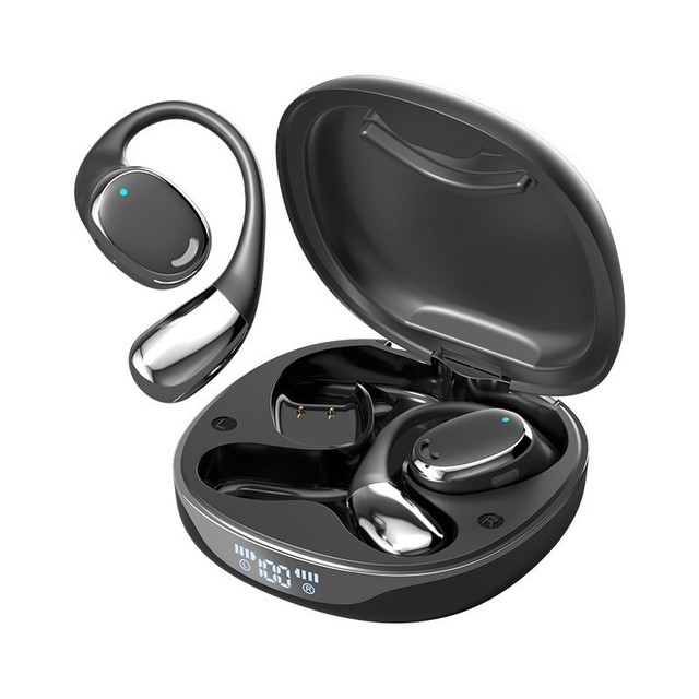 Wireless Earbuds with Digital LED Display Noise Reduction Voice Call Immersive HiFi Sound BT 5.4 Long Battery Life Earphone