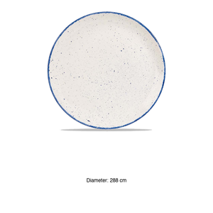 Assiette plate bleu indigo 28,8 cm Churchill Stonecast Speckled Shbiev11 - Product Image 3