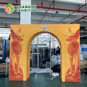 Căng thẳng vải Backdrop vòm căng cong vòng căng thẳng vòm bắt mắt Cổng Tò Vò cho triển lãm thương mại gian hàng hiển thị và thể thao tổ chức sự kiện - Product Image 6