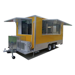 En iyi kalite mobil kahve kiosk tuk tuk gıda sepeti catering römorklar mobil yemek satış römorku - Product Image 5