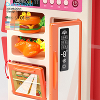 EDULAND Ensemble de jouets de cuisine Montessori 73 pièces avec aliments en plastique écologiques non toxiques à découper pour les enfants de 2 à 7 ans OEM/ODM disponible