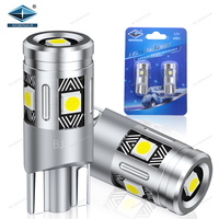 Lámpara de lectura súper brillante, bombillas de coche T10 W5W 12V, lámpara de ancho de coche para luces de señal, luz LED para matrícula