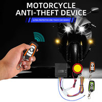 Double alarme antivol de moto télécommandée à détection intelligente Démarrage automatique d'une clé Serrure antivol de moto