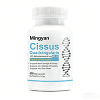 Capsules de Cissus Vegan OEM, compléments alimentaires naturels, Cissus Quadrangularis 5%, capsule pour les personnes d'âge moyen et les personnes âgées