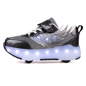 Chaussures de course avec lumières LED, rechargeables par USB, commande tactile, course nocturne pour enfants et adultes - Product Image 5