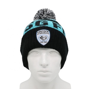 Gorro de Invierno Personalizado de Alta Calidad con Forro Polar y Pompones, Gorro de Punto Grueso con Forro Polar - Product Image 4