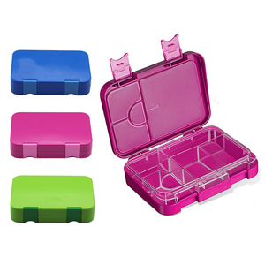 4 to 6 Compartments Food Storage Container Portable Wholesales Lunch Box Kids Bento Box Tritan Loncheras termca